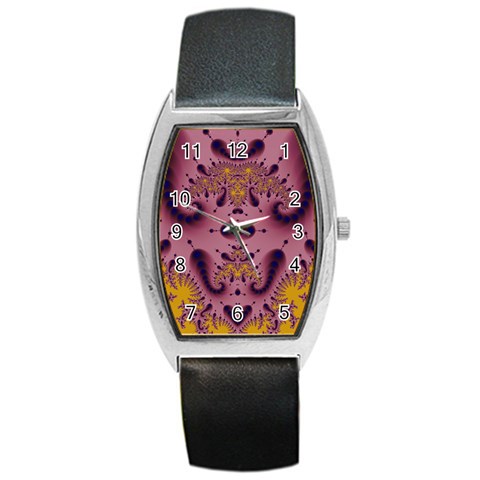 Fractal211 Barrel Style Metal Watch from Custom Dropshipper Front