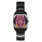 Fractal211 Men s Stainless Steel Barrel Analog Watch