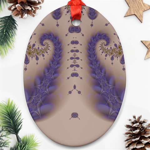 Fractal212 Oval Ornament (Two Sides) from Custom Dropshipper Front