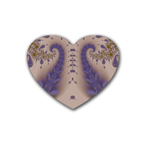 Fractal212 Rubber Coaster (Heart) from Custom Dropshipper Front