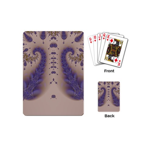 Fractal212 Playing Cards (Mini) from Custom Dropshipper Back