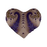 Fractal212 16  Premium Heart Shape Cushion 