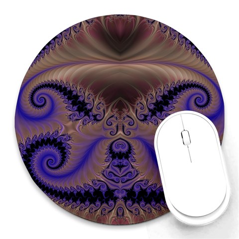 Fractal214 Round Mousepad from Custom Dropshipper Front
