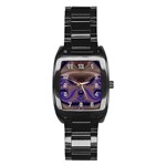 Fractal214 Men s Stainless Steel Barrel Analog Watch