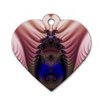 Fractal215 Dog Tag Heart (One Side)