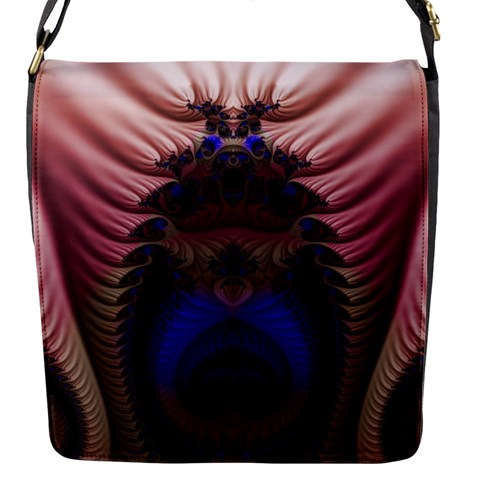 Fractal215 Flap closure messenger bag (Small) from Custom Dropshipper Front