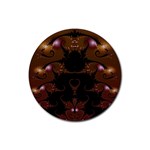 Fractal216 Rubber Coaster (Round)