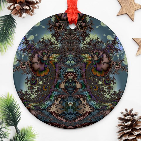 Fractal217 Round Ornament (Two Sides) from Custom Dropshipper Front