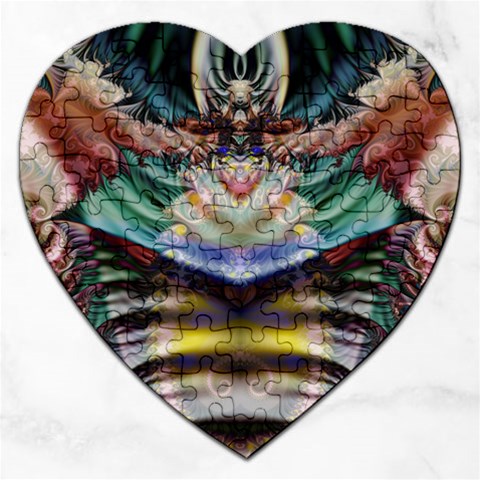 Fractal218 Jigsaw Puzzle (Heart) from Custom Dropshipper Front