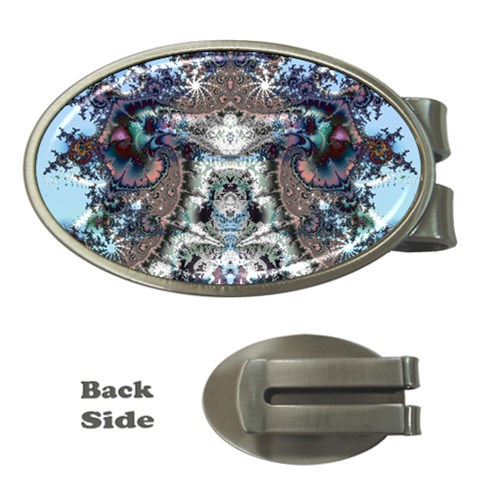 Fractal219 Money Clip (Oval) from Custom Dropshipper Front