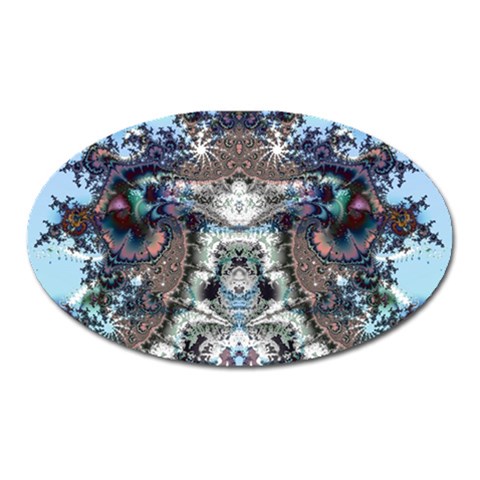 Fractal219 Magnet (Oval) from Custom Dropshipper Front