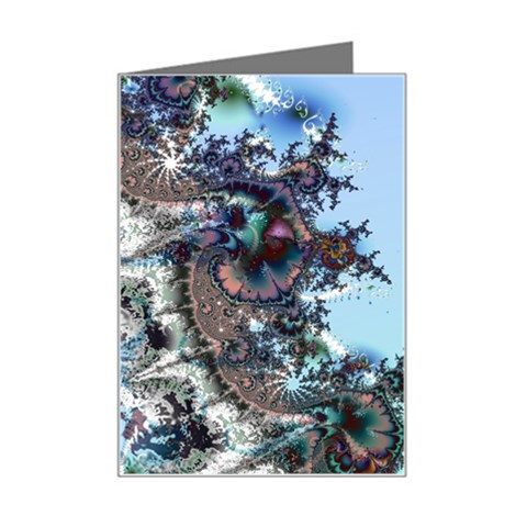 Fractal219 Mini Greeting Card from Custom Dropshipper Left