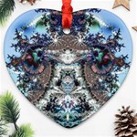 Fractal219 Heart Ornament (Two Sides)