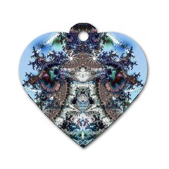 Fractal219 Dog Tag Heart (Two Sides) from Custom Dropshipper Front