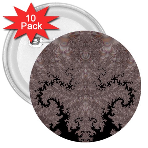 Fractal220 3  Button (10 pack) from Custom Dropshipper Front