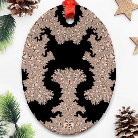 Fractal221 Oval Ornament (Two Sides) from Custom Dropshipper Front