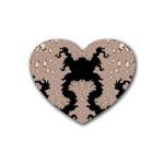 Fractal221 Rubber Coaster (Heart)