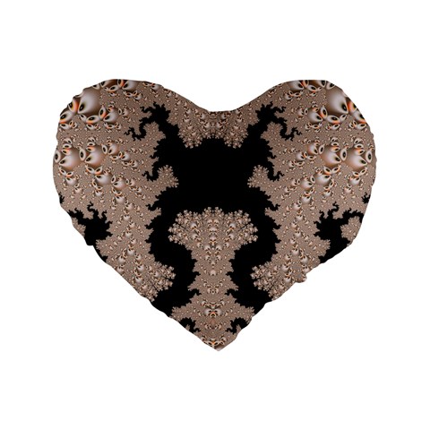 Fractal221 16  Premium Heart Shape Cushion  from Custom Dropshipper Front