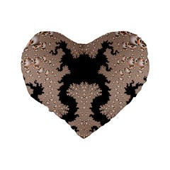 Fractal221 16  Premium Heart Shape Cushion  from Custom Dropshipper Back