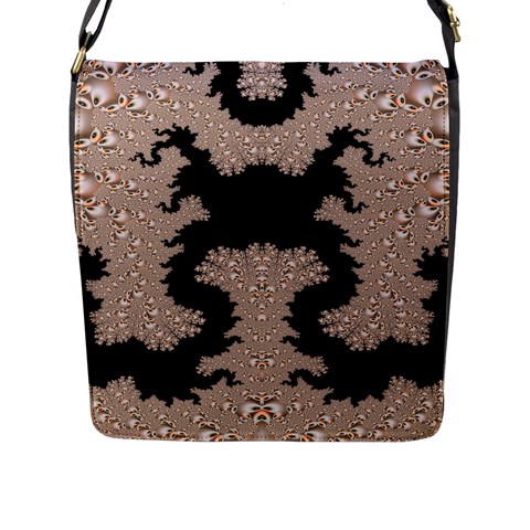Fractal221 Flap Closure Messenger Bag (Large) from Custom Dropshipper Front