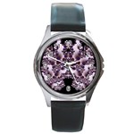 Fractal222 Round Metal Watch