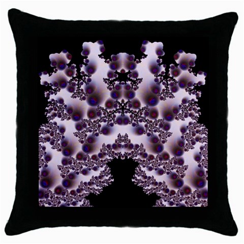 Fractal222 Throw Pillow Case (Black) from Custom Dropshipper Front