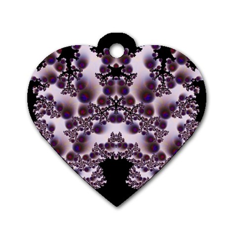 Fractal222 Dog Tag Heart (Two Sides) from Custom Dropshipper Front