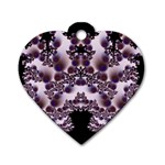 Fractal222 Dog Tag Heart (Two Sides)