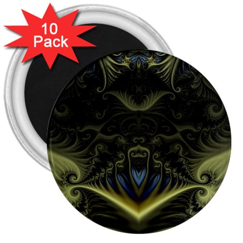 Fractal223 3  Magnet (10 pack) from Custom Dropshipper Front