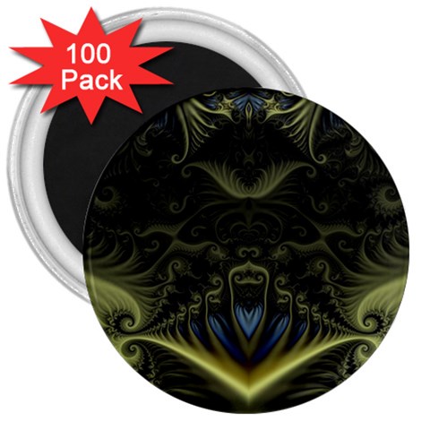 Fractal223 3  Magnet (100 pack) from Custom Dropshipper Front