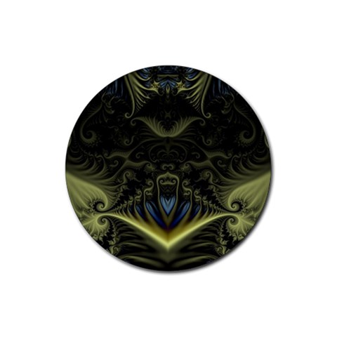 Fractal223 Rubber Coaster (Round) from Custom Dropshipper Front