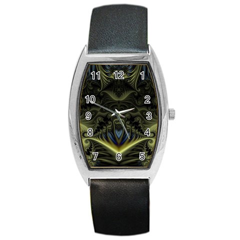 Fractal223 Barrel Style Metal Watch from Custom Dropshipper Front