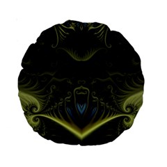 Fractal223 15  Premium Round Cushion  from Custom Dropshipper Back