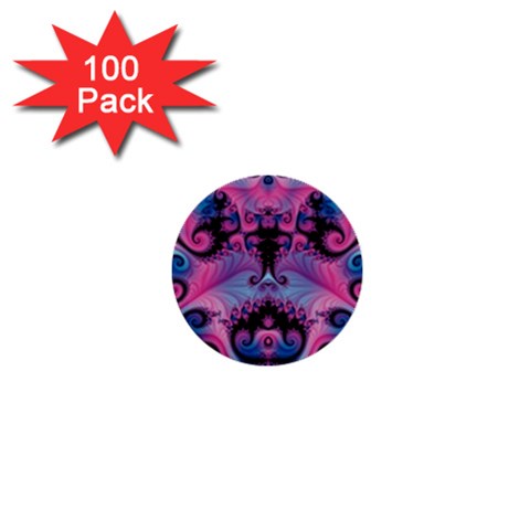 Fractal224 1  Mini Button (100 pack)  from Custom Dropshipper Front