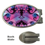 Fractal224 Money Clip (Oval)