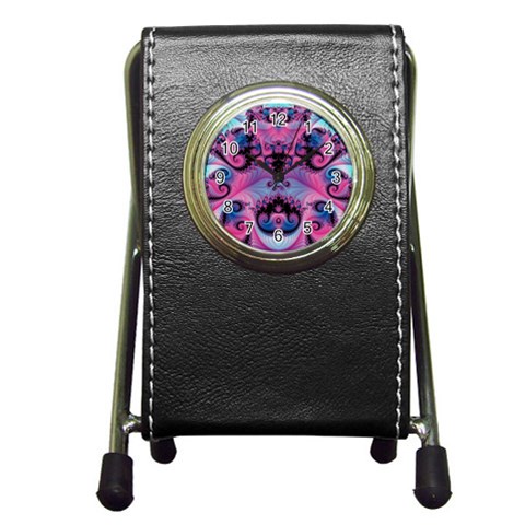 Fractal224 Pen Holder Desk Clock from Custom Dropshipper Front