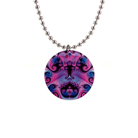 Fractal224 1  Button Necklace from Custom Dropshipper Front