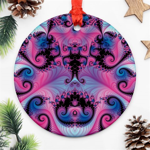 Fractal224 Round Ornament (Two Sides) from Custom Dropshipper Front