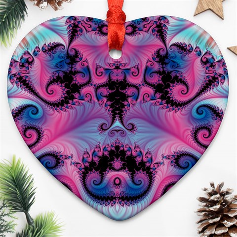 Fractal224 Heart Ornament (Two Sides) from Custom Dropshipper Front
