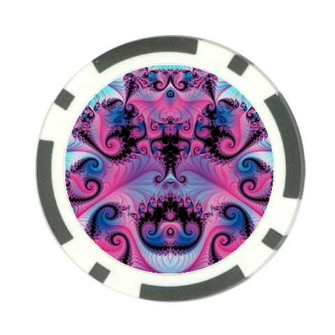 Fractal224 Poker Chip Card Guard from Custom Dropshipper Front