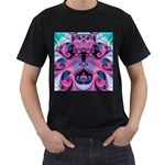 Fractal224 Black T-Shirt
