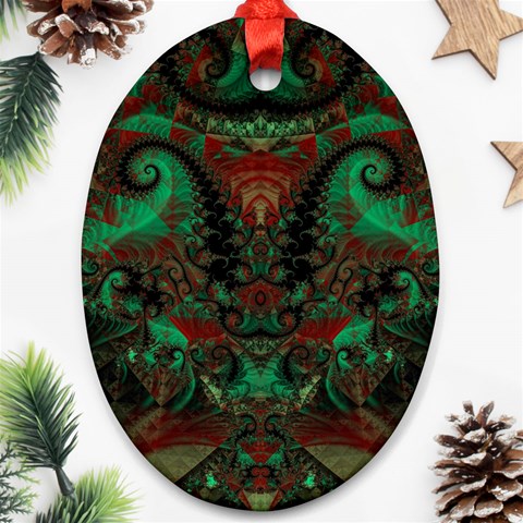 Fractal225 Ornament (Oval) from Custom Dropshipper Front