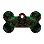 Fractal225 Dog Tag Bone (One Side)