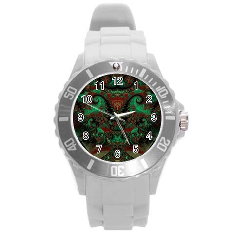 Fractal225 Round Plastic Sport Watch Large from Custom Dropshipper Front