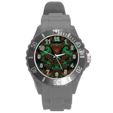 Fractal225 Round Plastic Sport Watch Large from Custom Dropshipper Front