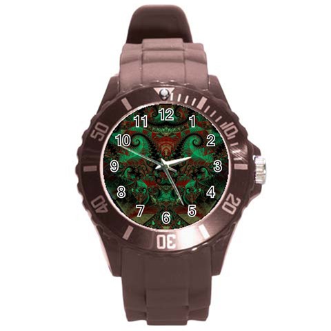 Fractal225 Round Plastic Sport Watch Large from Custom Dropshipper Front