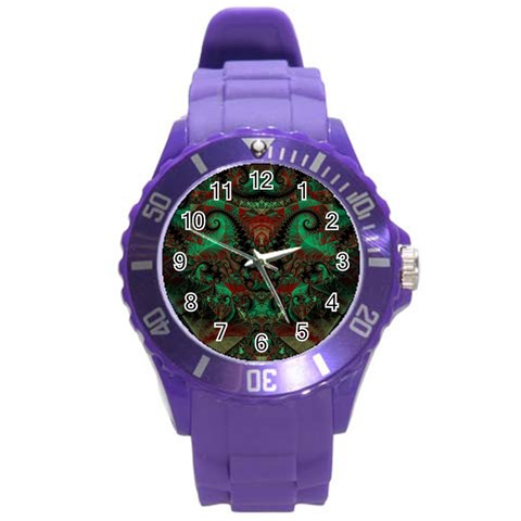 Fractal225 Round Plastic Sport Watch Large from Custom Dropshipper Front