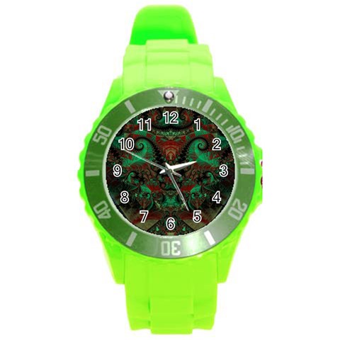Fractal225 Round Plastic Sport Watch Large from Custom Dropshipper Front