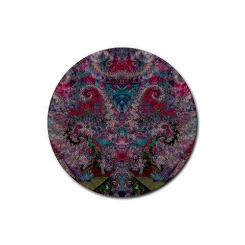 Fractal226 Rubber Coaster (Round) from Custom Dropshipper Front