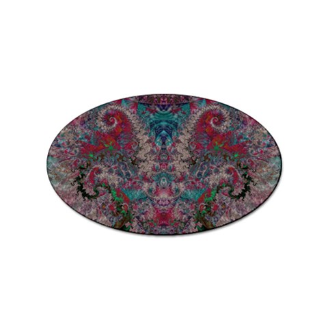 Fractal226 Sticker Oval (10 pack) from Custom Dropshipper Front